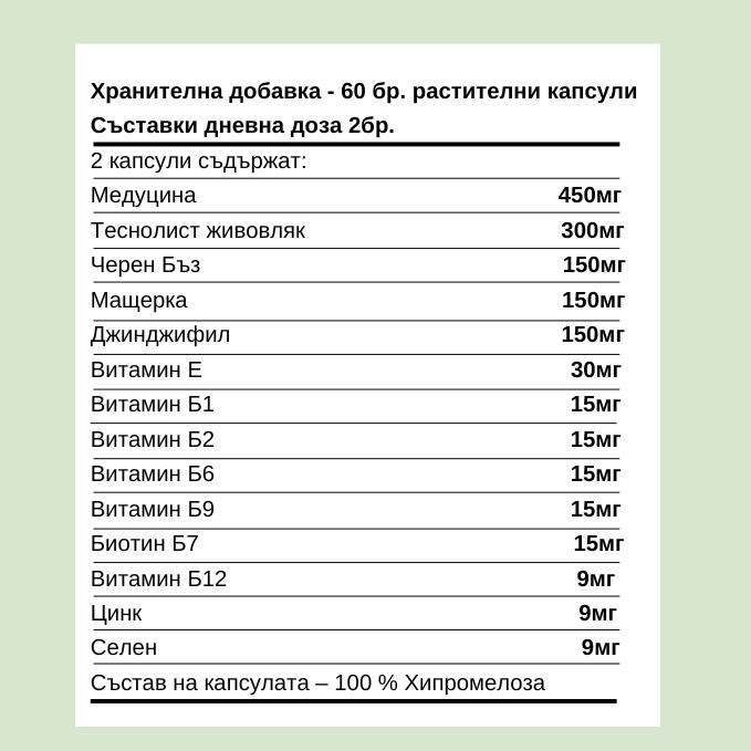 Lungwort Complex - За чисти бели дробове и бронхи