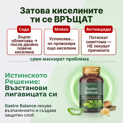 Gastro Balance - Билки за гастрит, язва и колит