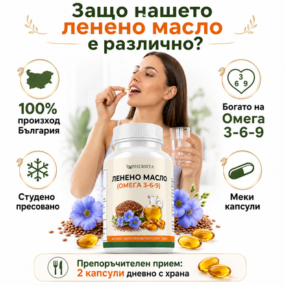 Ленено Масло - Omega 3-6-9