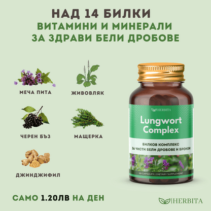 Lungwort Complex - За чисти бели дробове и бронхи