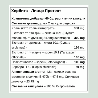 Liver Protect - За омазнен и натоварен черен дроб