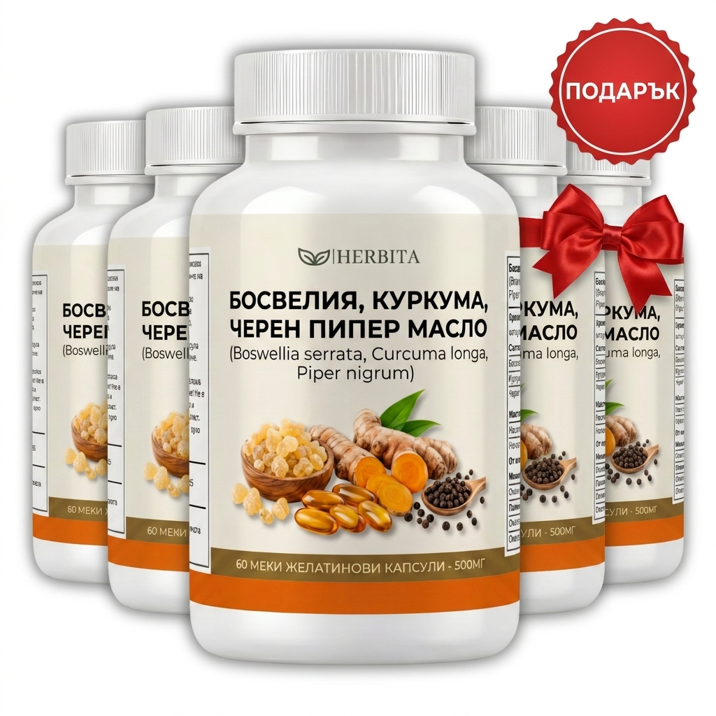 Босвелия куркума 3+2 подарък