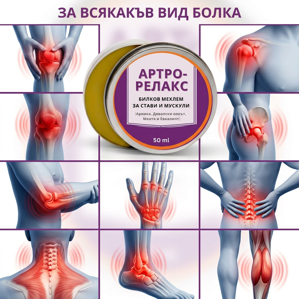 Артро-Релакс – Билков мехлем за стави и мускули