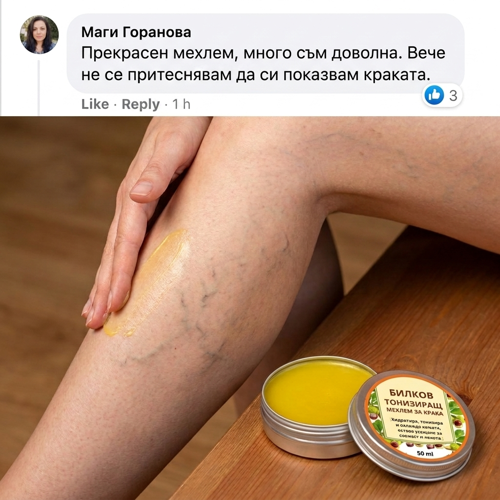 Билков мехлем при разширени вени
