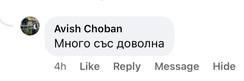 Customer review screenshot